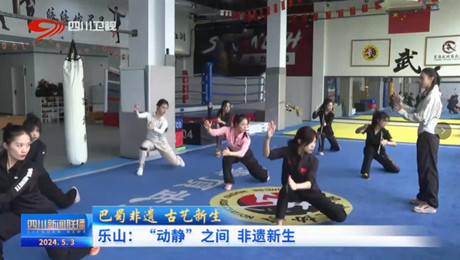 四川新闻联播｜巴蜀非遗 古艺新生③乐山：“动静”之间 非遗新生